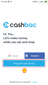 registrasi akun cashbac